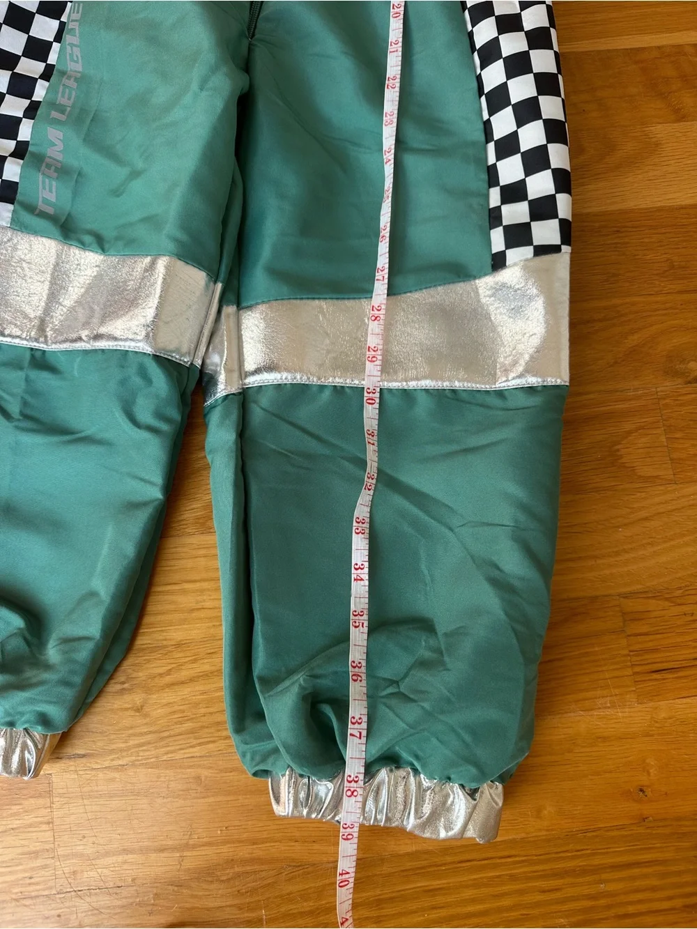 ZARA Kids racecar driver costume 5-7 years Green Zip Front Halloween